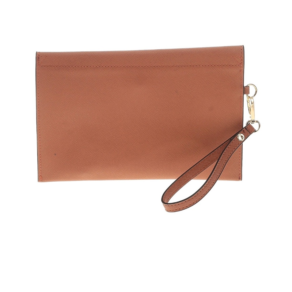 Elim & Paul slim envelope wristlet clutch Saffiano leather NEW - Picture 2 of 6